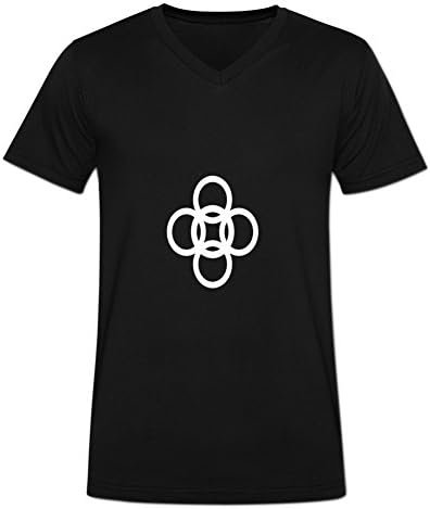 Keeky Men's V-neck Aless T-shirt M Black