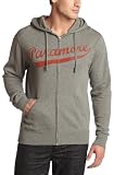WEA Men's Paramore Baseball Logo Zip Hoodie,Heather Grey,Small