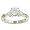 Trillion Diamond Eng. Ring w/ Accents .45cttw (CZ ctr)