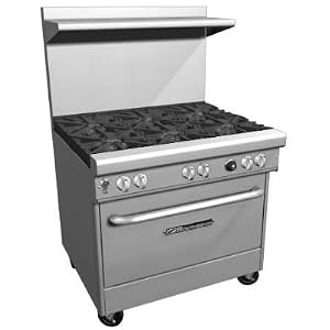 Southbend 4362A-1G LP – 36-in Range w/ 4-Burner & Left Griddle, Convection Oven, LP