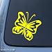 BUTTERFLY - Monarch Moth - Car, Truck, Notebook, Vinyl Decal Sticker #1086 | Vinyl Color: Yellow
