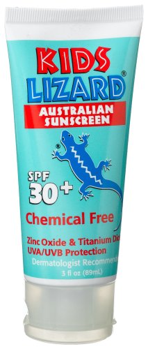 Blue Lizard Kids Australian Sunscreen SPF 30+ Chemical Free, 3-Ounce Tubes (Pack of 2)