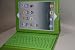 Hktimes Wireless Bluetooth Keyboard Leather Case Folio for Ipad 3 2 1 (Green Leather+green Keyboard)