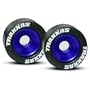 Aluminum Wheels, Blue(2), Rubber Tires:Revo,E-Revo