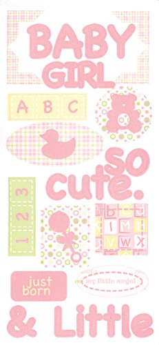Diecuts With A View Specialty Stickers, Flocked 