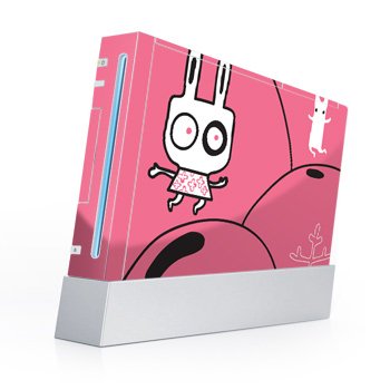 ニンテンドーWii用デコレーションスキンシール【Rabbit Hills】