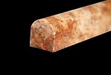 Scabos 3/4 X 12 Travertine Bullnose Pencil Liner Trim