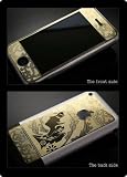 Apple Iphone 1G 24k Gold Luxury Metal Cover (Not Compatible with 3g) Made in Korea - Gold Color