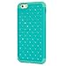 iPhone 6 Plus Case, iPhone 6 Plus Bling Case, Style4U Studded Rhinestone Crystal Bling Hybrid Armor Case Cover for iPhone 6 Plus 5.5 Inch with 1 HD Screen Protector and 1 Stylus [Teal/Mint Green]