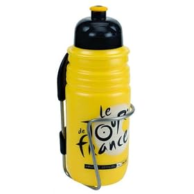 Elite '06 Tour de France Water Bottle/Stainless Steel Cage Combo