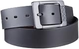 Kenneth Cole REACTION Men's Reversible Jean Belt With Distressed Black Center Bar Buckle