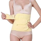 妊婦帯 産後サポーター 骨盤矯正 腰痛対策 骨盤ウエストニッパー ダイエットベルト 腰サポーター 102cm (イエロー、サイズXL)