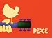 Peace (Guitar and Dove): Box of 15 Christmas cards