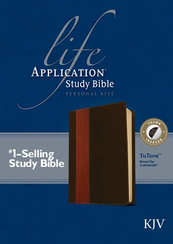 Life Application Study Bible KJV, Personal Size, TuTone