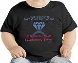 I was going to take over the world オーガニックベビーTシャツ 12 - 18 Months
