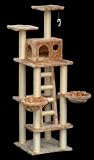Pet Supplies : 72"F Cat Furniture Tree House Condo Scratcher