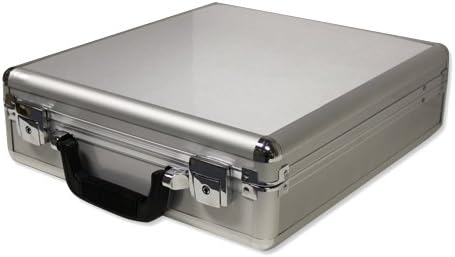 Claysmith Gaming Locking Hi-Grade Aluminum Poker Chip Case, 500-count