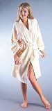 Bathrobes Online Mens and Womens Archee Style Light-Weight Short 100% Turkish Terry Cotton Kimono Bathrobe - Made in Turkey