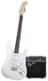 Squier by Fender Stop Dreaming-Start Playing Set: SE Special w/ Squier by Fender SP10 Amplifier, Arctic White