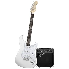 Squier� by Fender� Stop Dreaming-Start Playing(TM) Set: SE Special w/ Squier� by Fender� SP10 Amplifier, Arctic White