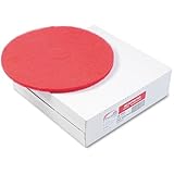 Premiere Pads PAD 4020 RED Floor Buffing Cleaning and Polishing Pad, Red (Case of 5)
