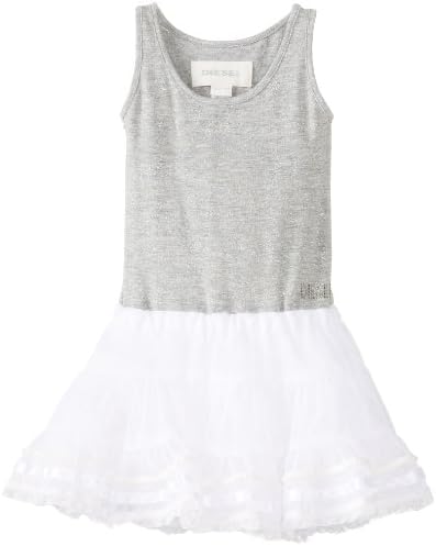 Diesel Baby-Girls Newborn Delenib Jersey Lurex Tank Dress with Layered Skirt