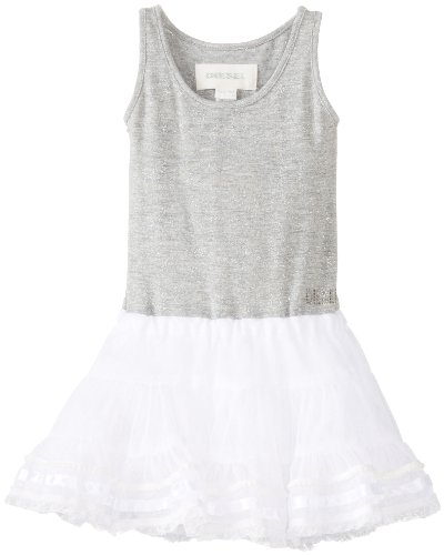 Diesel Baby-Girls Newborn Delenib Jersey Lurex Tank Dress with Layered Skirt