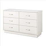 Youth Contemporary White Finish Bedroom Dresser