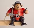 Smoking man - Fireman, sitting (6.3 inches)