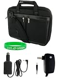Acer Aspire One AO751h-1442 11.6-Inch Netbook Travel Laptop Carrying Bag with 12v Car and Wall Charger