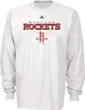 Houston Rockets Adidas True Logo Long Sleeve T-Shirt