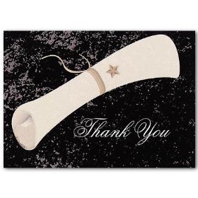 Masterpiece Studios 13858 Grad Scroll Graduation Thank You