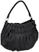 ESPRIT Delphine D15061, Damen Henkeltasche, schwarz, (black 001), 30,5X35,7X17