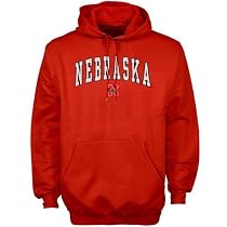 Nebraska Cornhuskers Scarlet Mascot One Hoody Sweatshirt