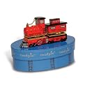 Mud Pie Baby Little Champ Train Double-Hinged Treasure Box