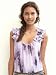 Banana Republic Petite Silk Bouquet Pleated Ruffle Top