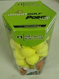 Almost Point3 36 Golf Balls Restricted Flight Yellow NEW