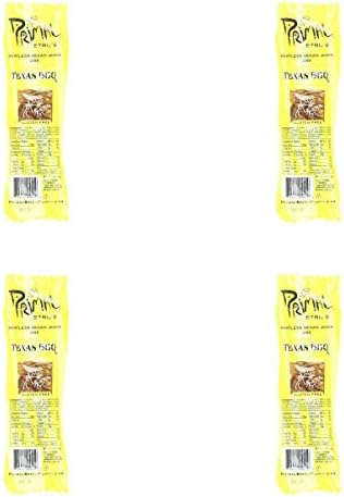 (4 PACK) - Primal Meatless Vegan Jerky - Texas Bbq Soy| 28 x 24 gx |4 PACK - SUPER SAVER - SAVE MONEY