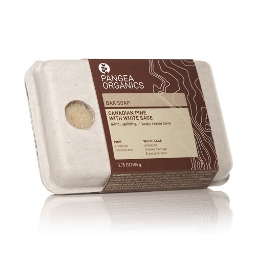 Pangea Organics Bar Soap Canadian Pine with White Sage 3.75 oz