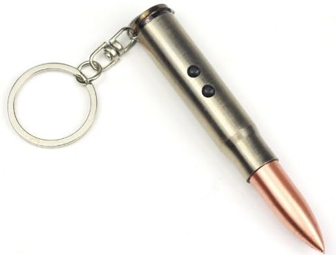Multifunction Bullet Keychain LED Flashlight Laser Pointer Ballpoint Pen Key Rings