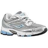 Saucony Women's Grid Ignition 2 Running Shoe,Silver/Grey/Blue,10 M US