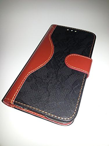 Samsung Galaxy S5 Wallet Cover Case and Free Usb Data Cable (Black)