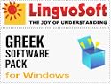 LingvoSoft Greek translation software pack for Windows