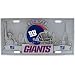 New York Giants Zinc License Plate - NFL Football Fan Shop Sports Team Merchandise