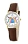 Disney Women's D087S007 Princess Brown Leather Strap Watch