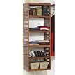 Standalone Deluxe Storage Tower - Red Mahogany