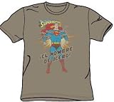 Superman EL HOMBRE DEL ACERO Spanish Superhero Adult T-shirt Tee Shirt