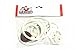Game Room Guys Williams Bowl A Strike Big Hit White Pinball Rubber Ring Kit