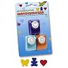 folia 3er-Set Motivlocher 7019 Herz, B?r, Schmetterling