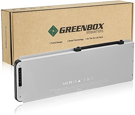 GreenBox Innovations New Laptop Battery for Apple A1281 A1286 (Late 2008, Early 2009 MacBook Pro 15 inch) Aluminum Unibody MB772LL/A MB470LL/A MB471LL/A - 12 Month Warranty [Li-Polymer 5000mAh / 54Wh]